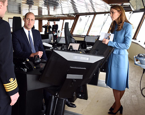 william e kate 2 Kate Middleton ricicla un look del 2014
