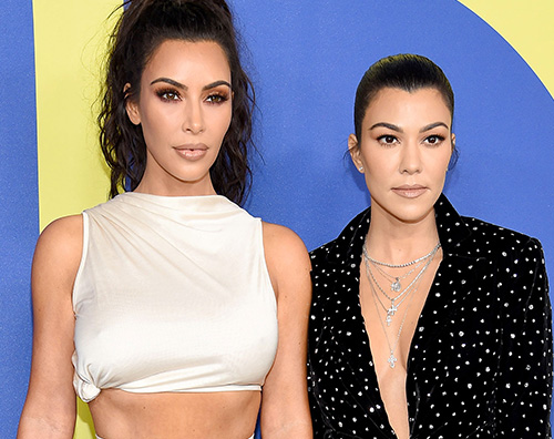 Kim e Kourtney Kim Kardashian parla della lite con Kourtney in TV