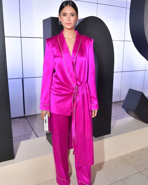 Nina Dobrev 1 Nina Dobrev sceglie il pigiama per gli InStyle Awards
