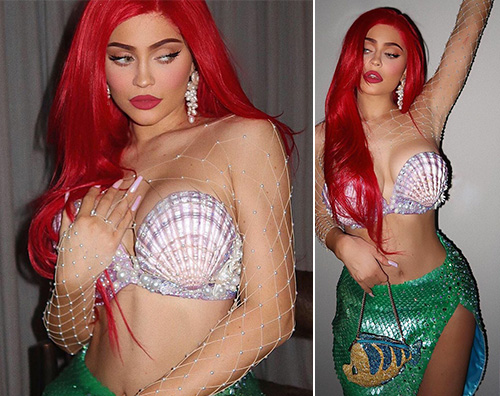 kylie jenner 5 Kylie Jenner è anche Ariel per Halloween