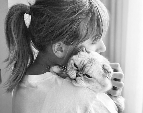 taylor Swift Taylor Swift celebra la giornata del gatto