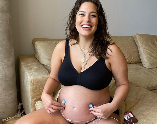 ashley graham Ashley Graham è mamma