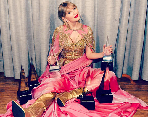 taylor swift 1 American Music Awards 2019: la lista dei vincitori