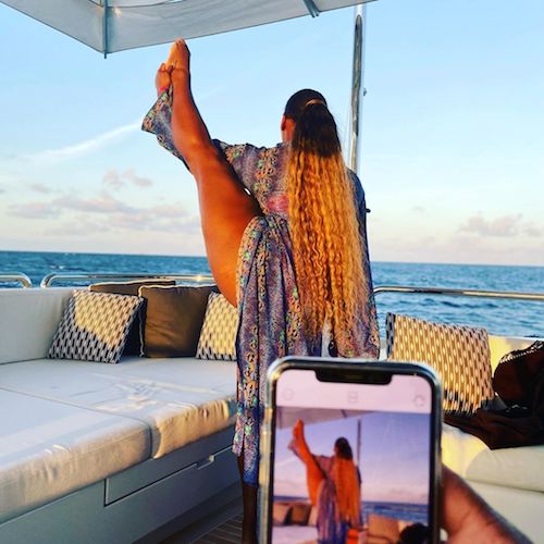 79699831 2555822524537184 1079343366855561668 n Serena Williams, una ballerina in mezzo al mare