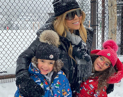 Mariah Carey cover Mariah Carey, relax in montagna con la famiglia