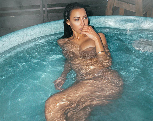 naya rivera Naya Rivera, idromassaggio bollente su Instagram