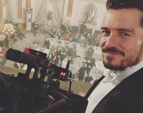 orlando bloom Orlando Bloom, ultimo ciack prima di Natale