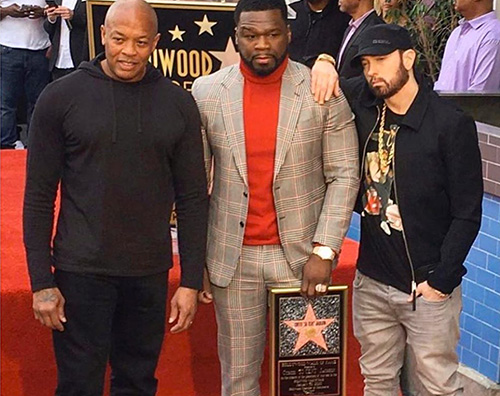50 cent 50 Cent ha la sua stella sulla Walk of Fame