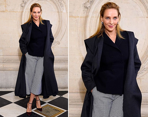 uma thurman Uma Thurman è chic per Dior