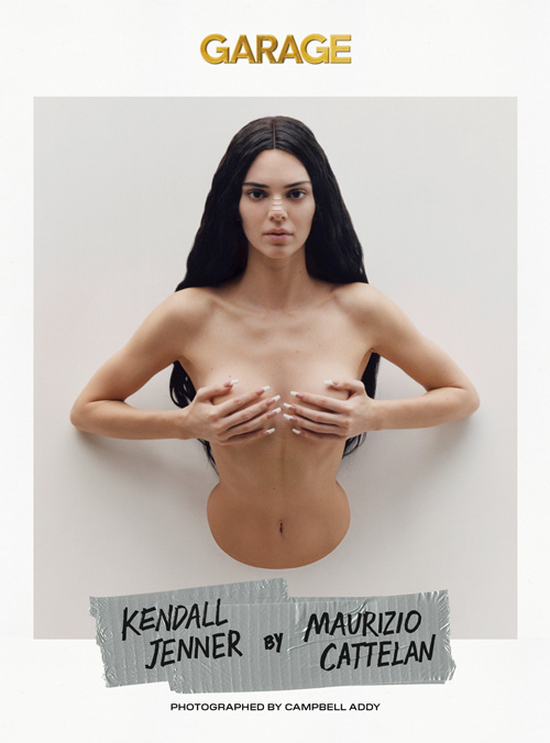Kendall Garage Kendall Jenner in topless su Garage Magazine
