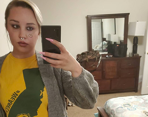 amanda bynes Amanda Bynes ritorna sui social con un selfie