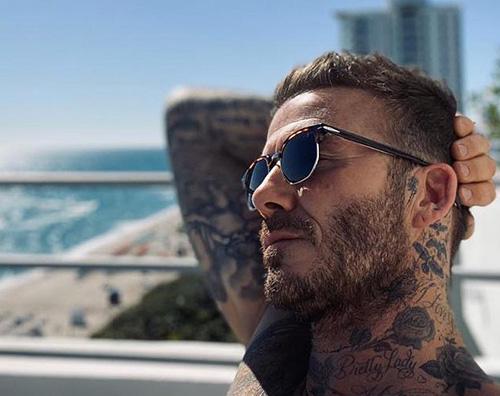 avid beckham David Beckham, relax sotto il sole di Miami