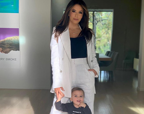 eva longoria Eva Longoria con Santiago su Instagram