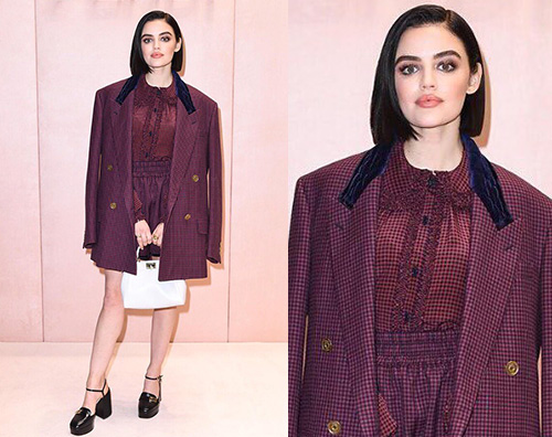 lucy hale Lucy Hale a Milano per Fendi