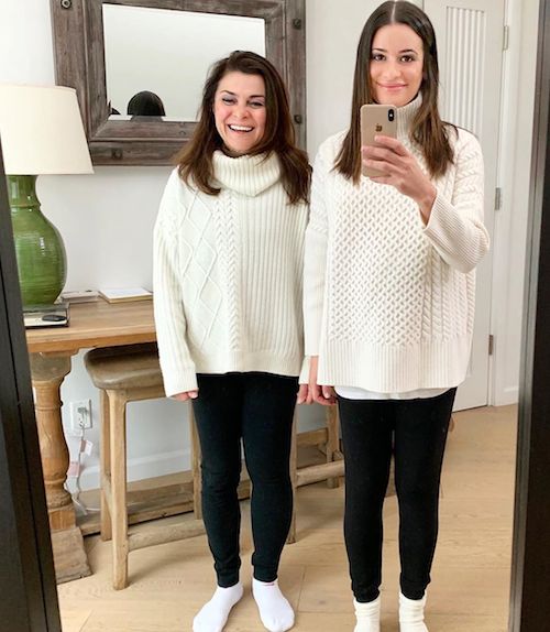 82873498 125008439084528 2096278924062171984 n Lea Michele, in quarantena con la mamma