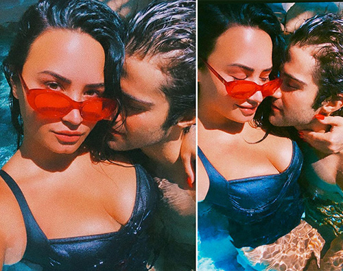 demi max 1 Demi Lovato e Max Ehrich, coccole su Instagram