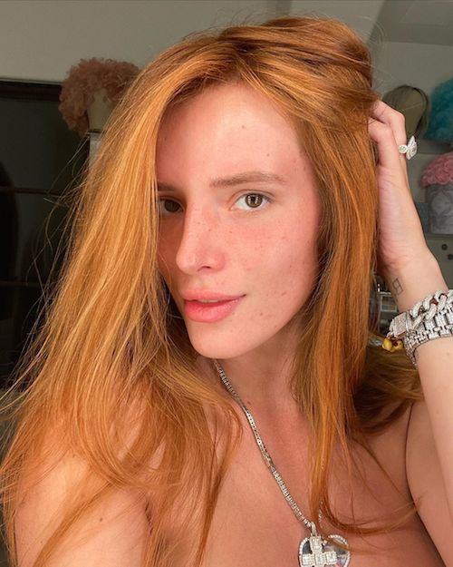 103660558 1702501626571491 954346007463398528 n Bella Thorne è ritornata rossa