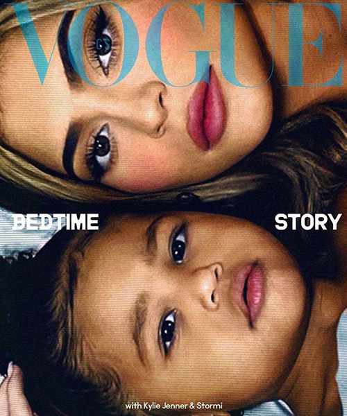 kylie jenner Kylie Jenner sulla cover di Vogue CS con Stormi