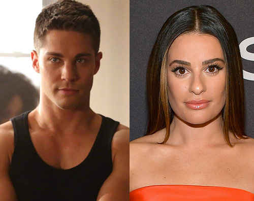 lea michele Dean Geyer di Glee difende Lea Michele