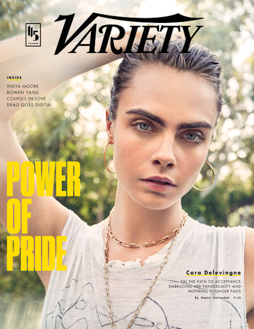 variety cara delevingne pride cover Cara Delevinge: Sono pansessuale