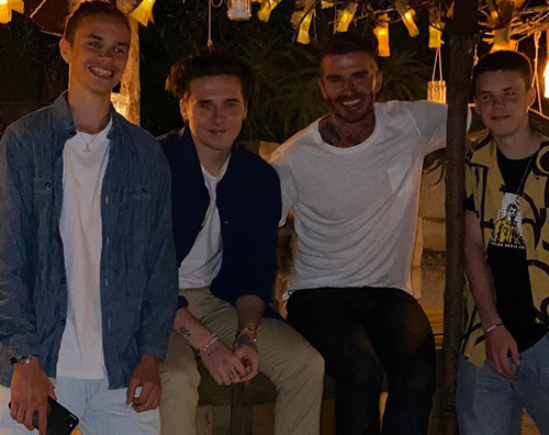 David Beckham finalmente insieme ai suoi figli beckham David Beckham finalmente insieme ai suoi figli