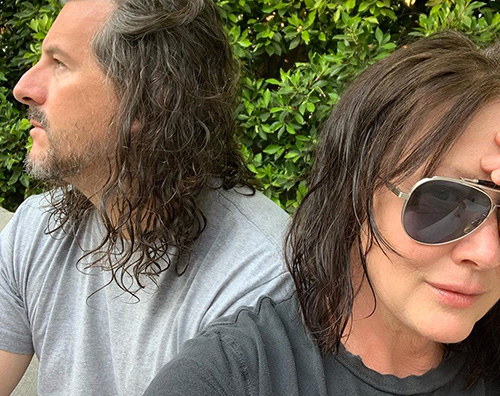 shannen Shannen Doherty, foto di coppia con suo marito Kurt