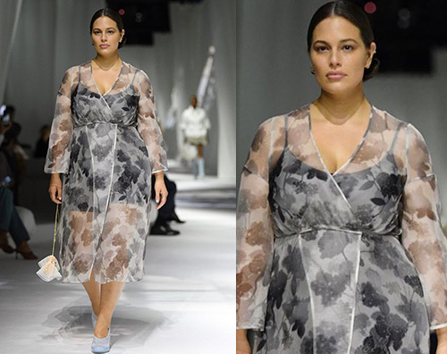 ashley graham Ashley Graham a Milano per Fendi