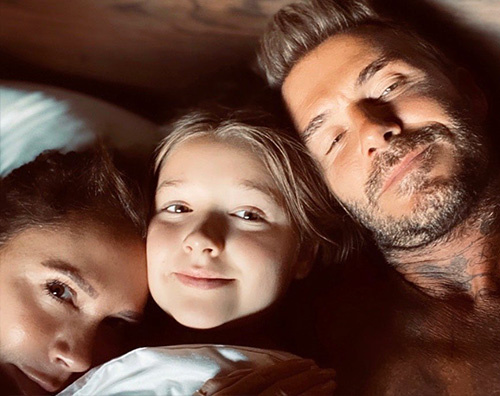 beckham David e Victoria hanno una disturbatrice notturna