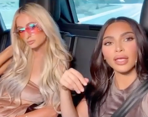 paris kim Kim Kardashian e Paris Hilton insieme su Instagram