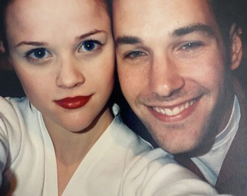 reese witherspoon paul rudd Reese Witherspoon pubblica una foto del 96 con Paul Rudd
