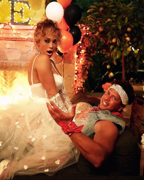 123144099 2644051092572515 1679668512649838591 n Jennifer Lopez è Madonna per Halloween