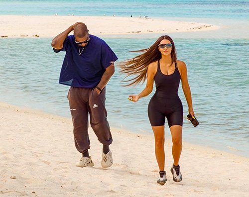 kim kanye Kim e Kanye su Instagram