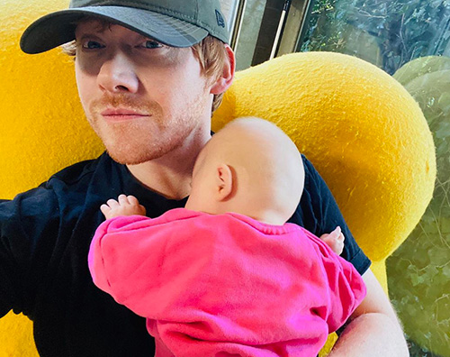 rupert grint Rupert Grint debutta su Instagram insieme a sua figlia