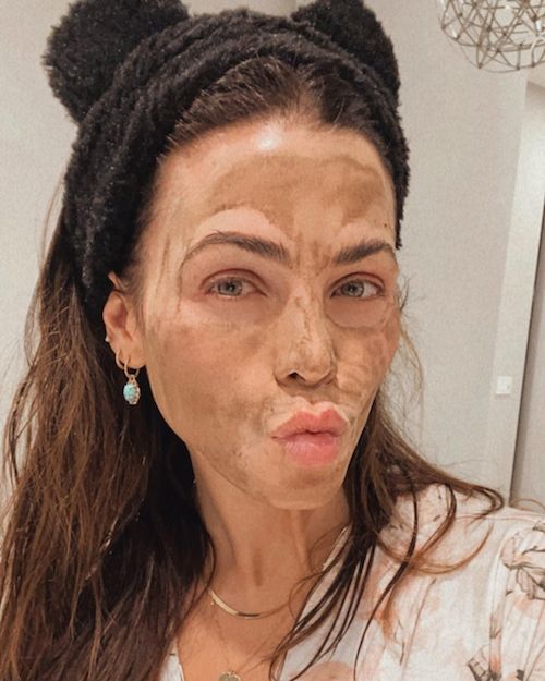 132009637 139658007926130 6153533394016071245 n Jenna Dewan, selfie con la maschera