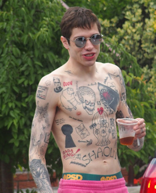 pete davidson chest tattoos Pete Davidson si farà rimuovere tutti i tatuaggi