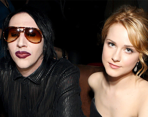 evan marilyn Evan Rachel Wood: Marilyn Manson ha abusato di me per anni