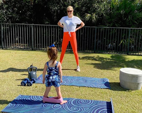 kate upton Kate Upton si allena con sua figlia