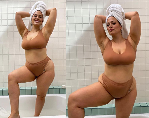 Ashley Graham Ashley Graham, doccia bollente su Instagram