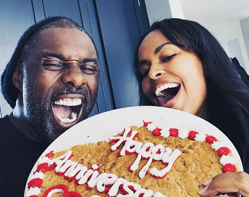 idris Idris Elba festeggia lanniversario su Instagram