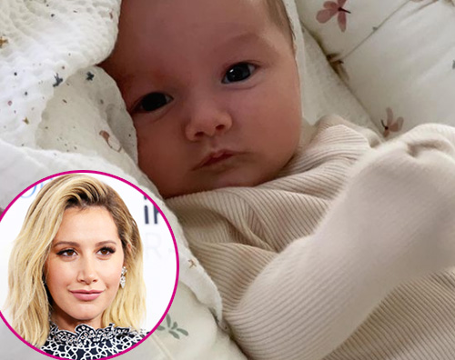 ashley tisdale Ashley Tisdale ha mostrato il viso della piccola Jupiter