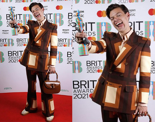 harry styles Harry Styles anni 70 ai Brit Awards 2021