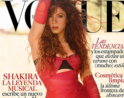 shakira Shakira tutta curve su Vogue Messico