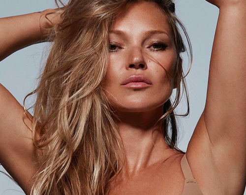 Kate Moss cover Kate Moss è il nuovo volto di SKIMS