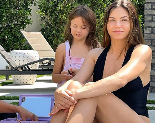 jenna dewan Anche Jenna Dewan mostra il viso di Everly