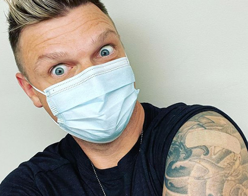 nick carter Anche Nick Carter ha ricevuto il vaccino