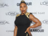 Serena Williams con Olympia sul campo da tennis