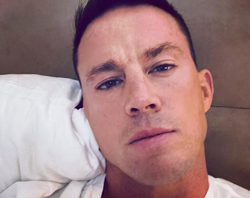 channing tatum Channing Tatum, selfie prima di andare a dormire