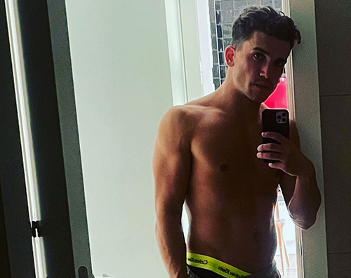 jamie lorente Jamie Lorente senza t shirt su Instagram