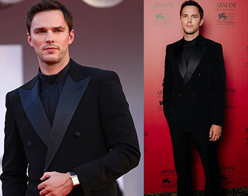 nicholas hoult Nicholas Hoult in nero a Venezia