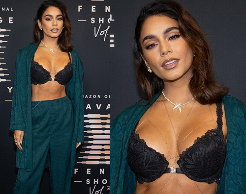 vanessa hudgens Vanessa Hudgens, reggiseno a vista per SavageXFenty